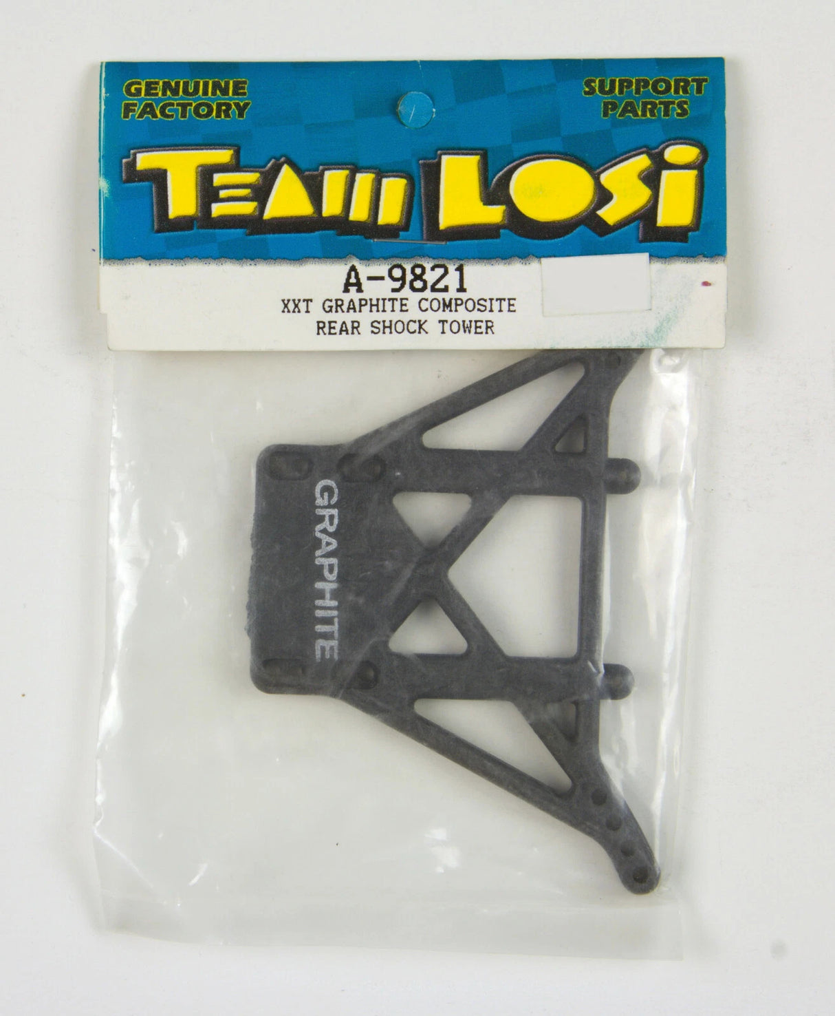 LOSA9821 XXT GRAPHITE COMPOSITE REAR SHOCK TOWER