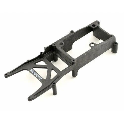 LOSA9962 NEW XXX-NT CENTER CHASSIS  BRACE PLASTIC GRAPHITE