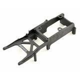 LOSA9962 NEW XXX-NT CENTER CHASSIS  BRACE PLASTIC GRAPHITE
