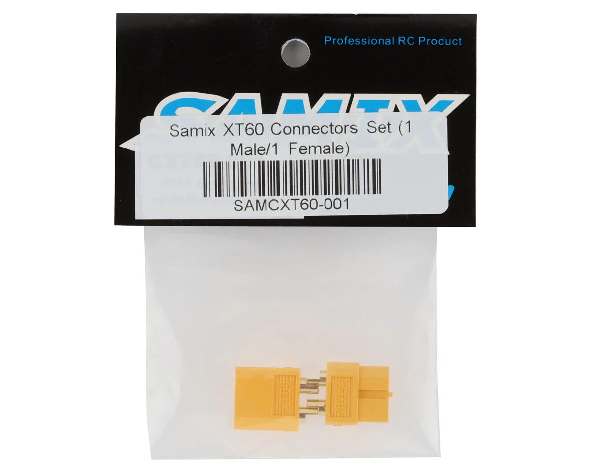 Samix XT60 Connectors Set (1 Male/1 Female) - SAMCXT60-001
