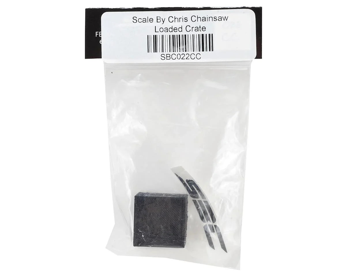 Scale By Chris Loaded Chainsaw Crate - SBC022CC