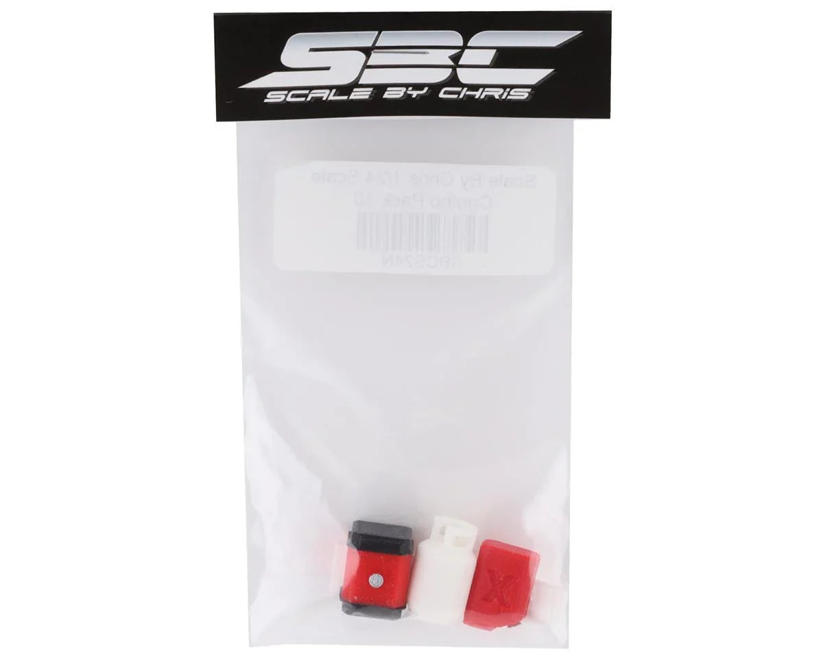 Scale By Chris 1/24 Scale Combo Pack 10 w/Small Generator, Jerry Can, Propane Tank - SBCS24N
