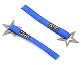 Sideways RC Scale Drift Nylon Tow Strap w/Star Hook (Blue) (2) - SDW-TSL-STARH-BL