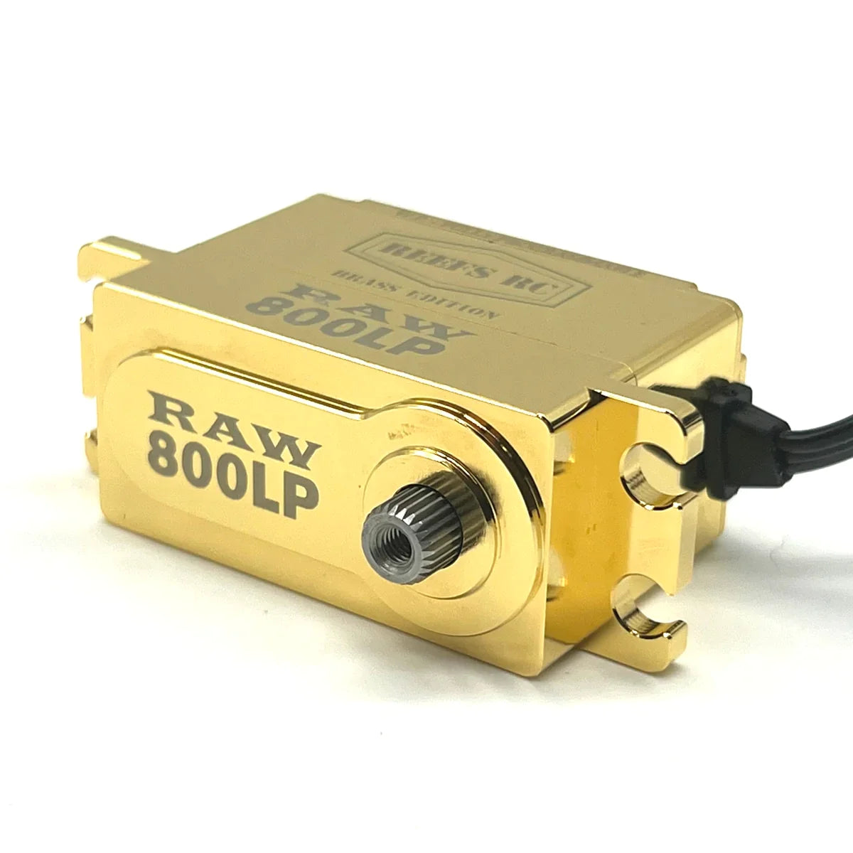 Reef's RC - RAW800LP Brass Edition, Fully Programmable, Brushless Low Profile Servo - SEHREEFS160
