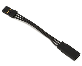 Sanwa/Airtronics Servo Extension (Black) (50mm) - SNW107A20511A - SNW107A20511A