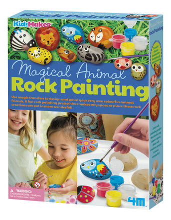 Magical Animal Rock Painting