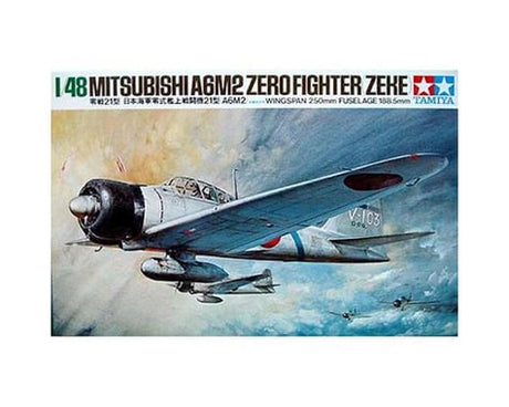 Tamiya 1/48 A6M2 Zero Fighter Type 21 - TAM61016 - TAM61016
