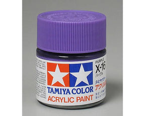 Tamiya X-16 Purple Gloss Finish Acrylic Paint (23ml) - TAM81016