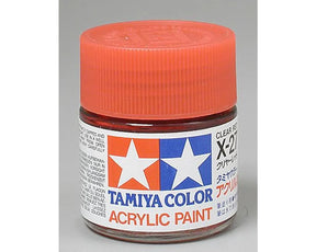 Tamiya X-27 Clear Red Gloss Finish Acrylic Paint (23ml) - TAM81027