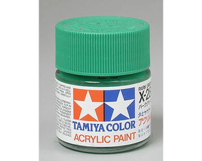 Tamiya X-28 Park Green Gloss Finish Acrylic Paint (23ml) - TAM81028