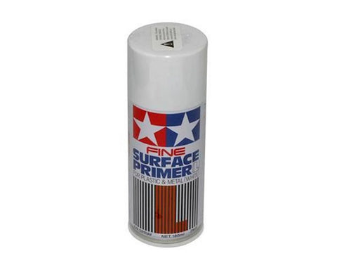 Tamiya White Surface Primer Spray Paint (180ml) - TAM87044