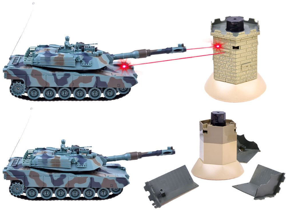 1:28 R/C BATTLE TANK T90 VS BUNKER 99862 - 99862