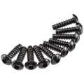 AXA435 Hex Tap Button Head M3x10mm Black (10) - AXIC0121