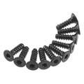 AXA465 Hex Socket Tap Flat Head M3x10mm Black (10) - AXIC0128
