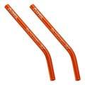 AX30449 Threaded Alum Pipe 6x101mm 30o Angle Org (2) - AXIC0449