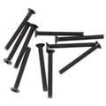 AXA700 Flat Head M3x30mm Black Oxide (10)