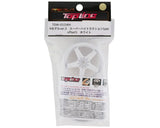 Topline N Model V3 Super High Traction Drift Wheels (White) (2) (5mm Offset) w/12mm Hex - TDW-055WH
