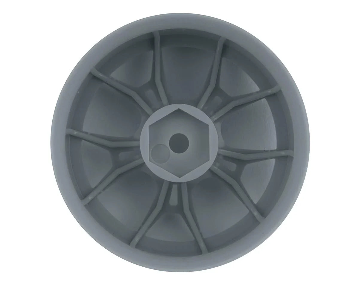 Topline FX Sport Multi-Spoke Drift Wheels (Dark Silver) (2) (6mm Offset) w/12mm Hex - TDW-068DSI