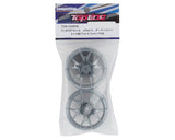 Topline FX Sport Multi-Spoke Drift Wheels (Dark Silver) (2) (6mm Offset) w/12mm Hex - TDW-068DSI