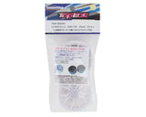 Topline FX Sport "Hard Type" Multi-Spoke Drift Wheels (White) (2) (6mm Offset) w/12mm Hex - TDW-069WH