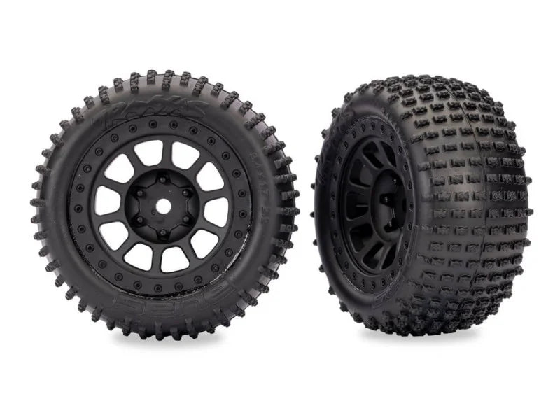 T&W Blk 2.2/alias Rear Tire - 2470-BLK