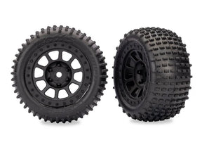 T&W Blk 2.2/alias Rear Tire - 2470-BLK