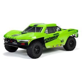 Arrma 1/10 FURY 2WD RTR Brushed Short Course Truck, Green