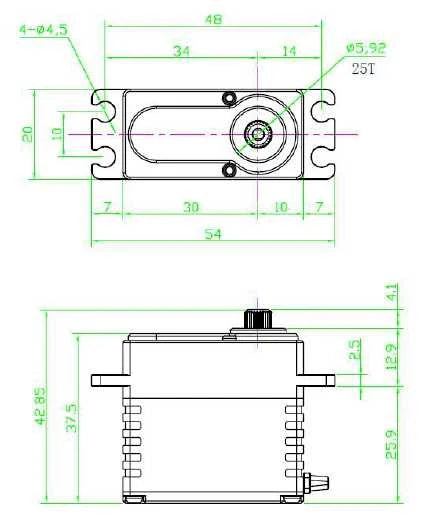 REEFS -400:SC V2 Racing Servo