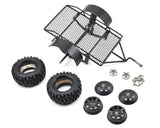 Yeah Racing 1/10 Scale Aluminum Leaf Spring Hitch Mount Crawler Trailer - YEA-YA-0405