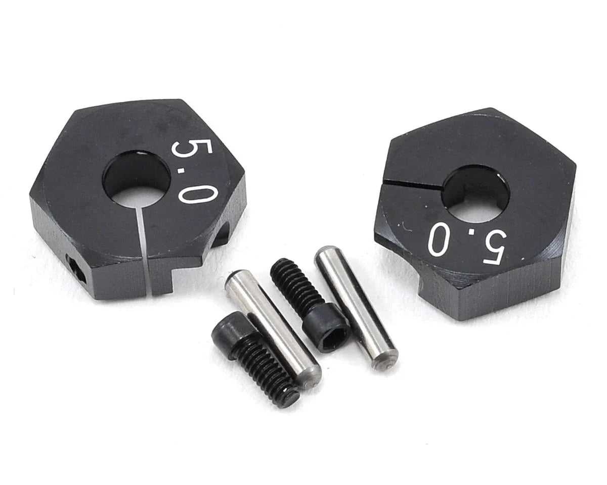 Yokomo Aluminum Clamp Wheel Hub Hex (Black) (2) (5.0mm)