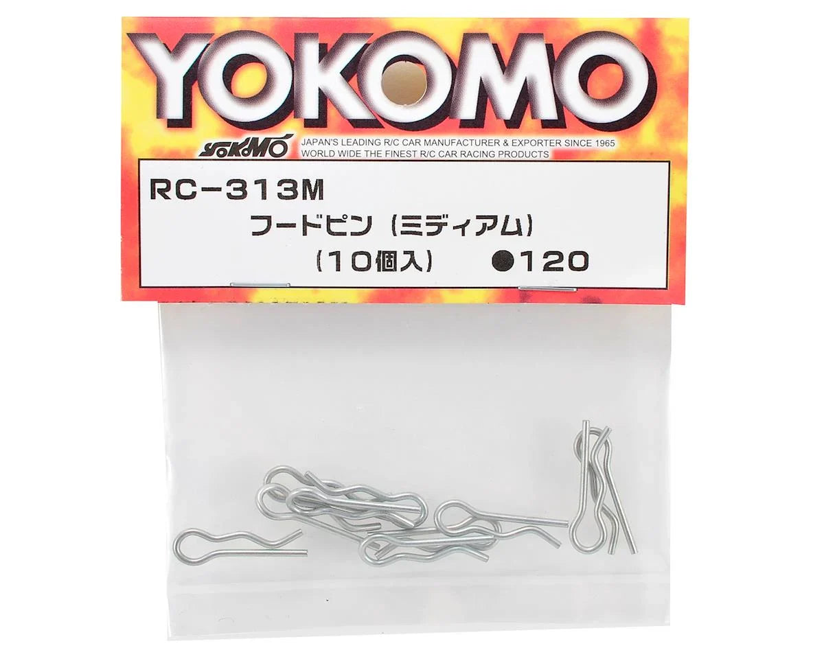 Yokomo Hood Pin (10) (Medium) - YOKRC-313MA