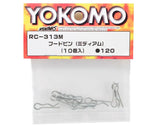 Yokomo Hood Pin (10) (Medium) - YOKRC-313MA