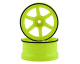 Yokomo 12mm Hex Racing Performer High Traction RWD Drift Wheels (Yellow) (2) (6mm Offset) - YOKRP-6313Y6A