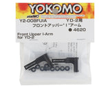 Yokomo YD-2 Aluminum Front Upper L-Arm Kit (Black)