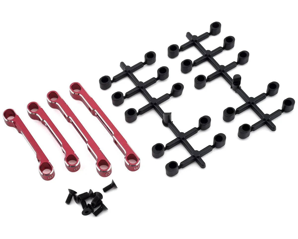 Yokomo YD-2 Adjustable Suspension Mount Set Red - YOKY2-301ARA