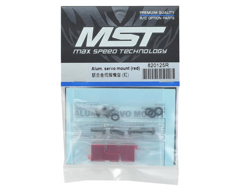 MXS-820125R MST RMX 2.0 Aluminum Servo Mount (Red) - MXS-820125R