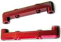 TRINTIY 0/4 2 DEG REAR ARM MOUNTS RED ALUMINUM #TMF1108