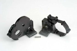 Gearbox halves (l&r) (black) w/ idler gear shaft
