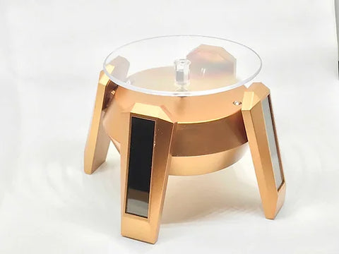 Solar Display Stand for Mini Drones (Color :Gold)