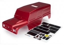 Body, Land Rover® Defender®, red (painted)/ decals