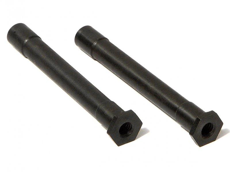 HPI  #86090 - STEERING CRANK POST 6x49mm (BLACK/2pcs)