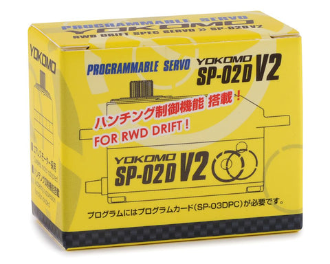 Yokomo SP-02D V2 RWD Digital Low Profile Drift Servo Black - YOKSP-02DV2A