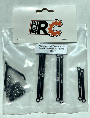 Aluminum Link Set For Axial SCX24 Deadbolt 133.5mm - TRC-057