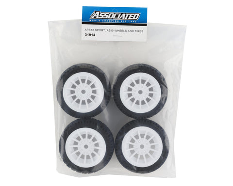 Team Associated Apex2 Sport A550 Wheels & Tires 4 - ASC31914
