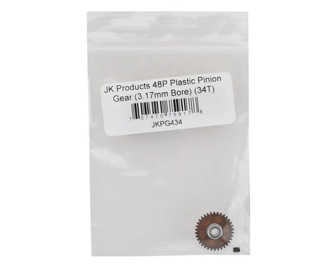 JK Products 48P Plastic Pinion Gear (3.17mm Bore) (34T) - JKPG434