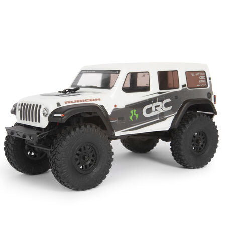 1/24 SCX24 2019 Jeep Wrangler JLU CRC 4WD Rock Crawler Brushed RTR, White - AXI00002V2T1