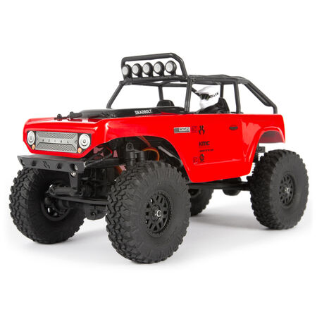 1/24 SCX24 Deadbolt 4WD Rock Crawler Brushed RTR, Red - AXI90081T1