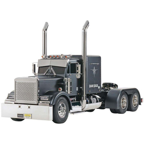 1/14 Grand Hauler 4WD Semi Tractor Kit, Matte Black Edition