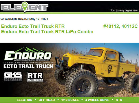 Associated Ecto Trail Truck