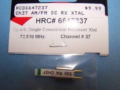 HITEC 72.530 MHz SINGLE CONVERSION RECEIVER CRYSTAL CHANNEL 37 #6647237